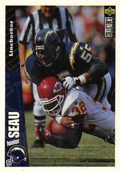 Junior Seau San Diego Chargers 1996 Upper Deck Collector's Choice NFL #163